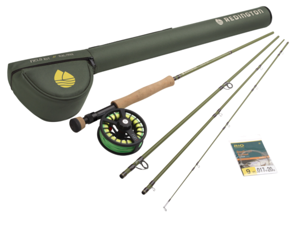 The Redington Salmon Field Kit, integrating rod, reel, and line for salmon angling precision.